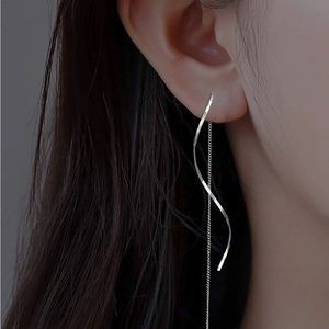 Threader earrings